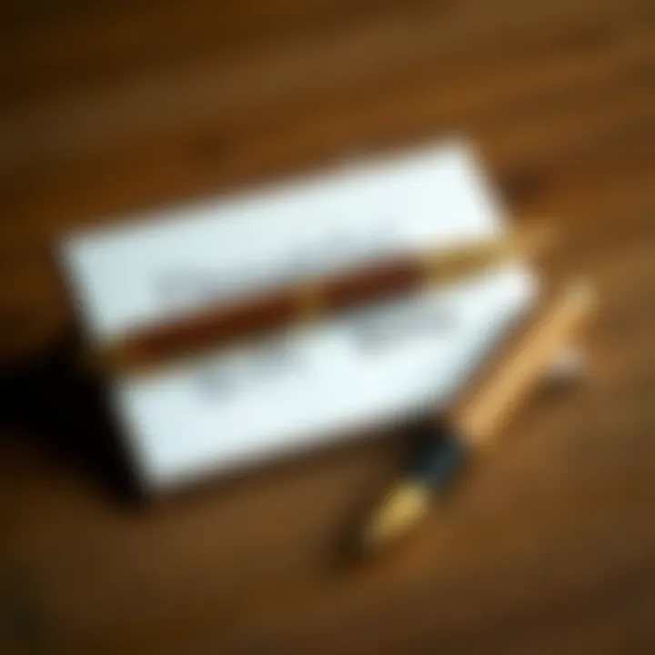 A thoughtful gift note accompanying a unique wooden pen