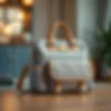 Stylish diaper bag with modern design