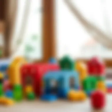 Creative playtime with building blocks