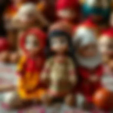 Visual representation of Arab dolls