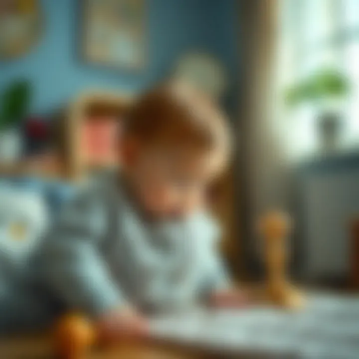 Milestones of Growth: Celebrating Baby Development A scene depicting a developmental milestone achieved by a baby, emphasizing growth.