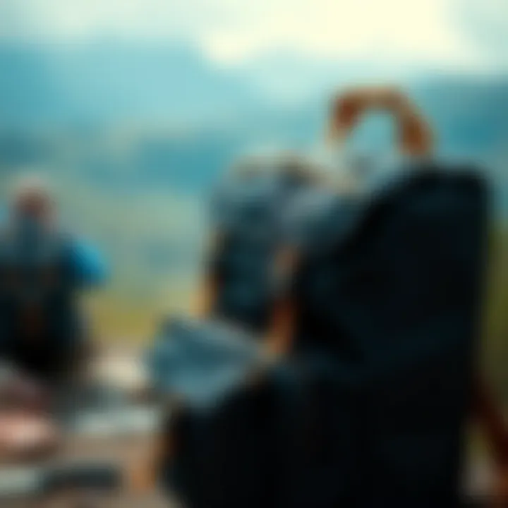 High-quality materials used in backpack construction