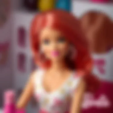 Interactive play with Barbie hairstyles enhancing creativity