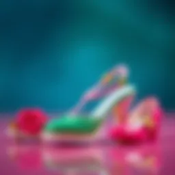 Colorful Barbie shoe designs showcasing creativity and imagination.