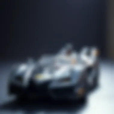 Batman and His Batmobile: Symbols of Bravery Batman and Batmobile symbolizing bravery and heroism