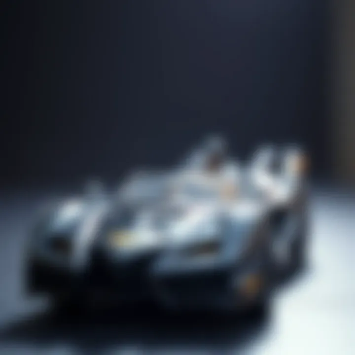 Batman and His Batmobile: Symbols of Bravery Batman and Batmobile symbolizing bravery and heroism