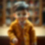 Charming baby blazer showcasing elegance and style