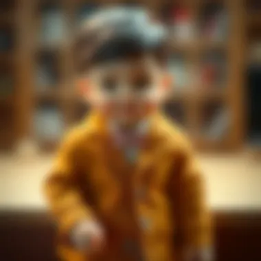 Charming baby blazer showcasing elegance and style