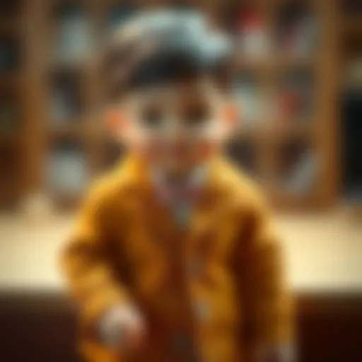 Charming baby blazer showcasing elegance and style