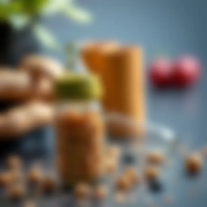 Natural materials used for eco-friendly baby bottles.