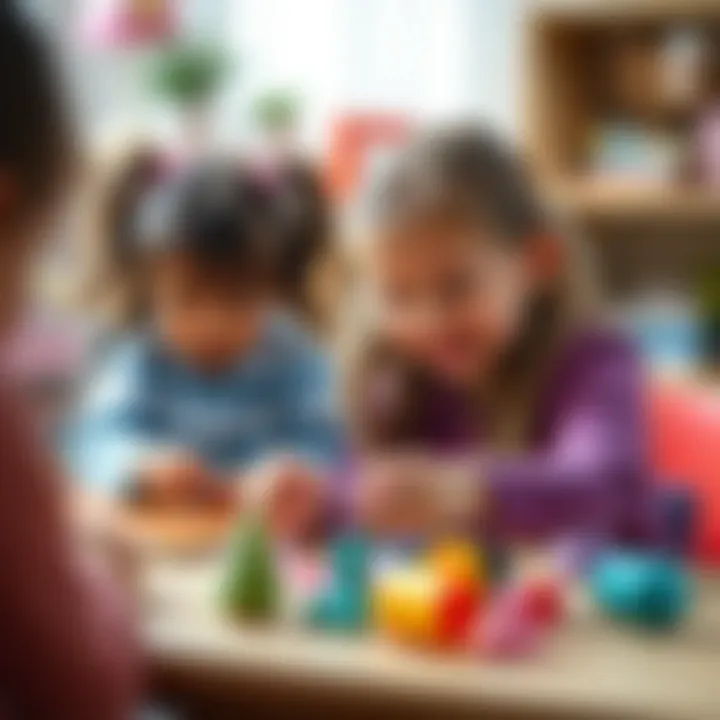 Creative playtime activity for girls