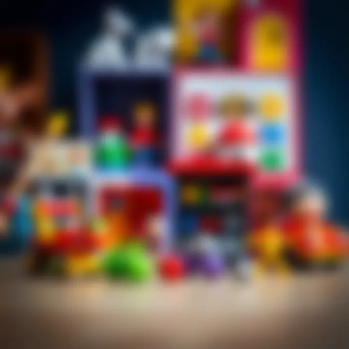 A selection of educational toys designed to inspire curiosity and learning in children.