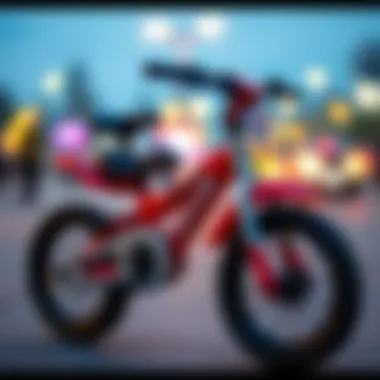 Ergonomic design of a children's bicycle