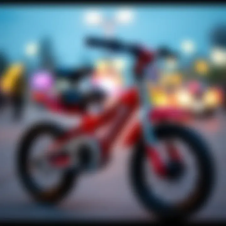 Ergonomic design of a children's bicycle