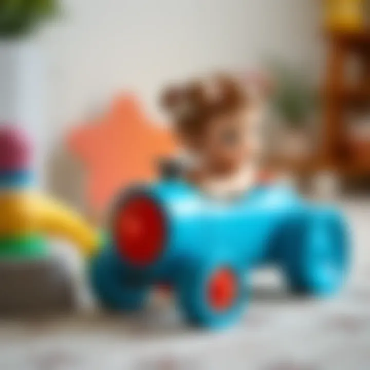 A variety of developmental toys suitable for one-year-old girls.