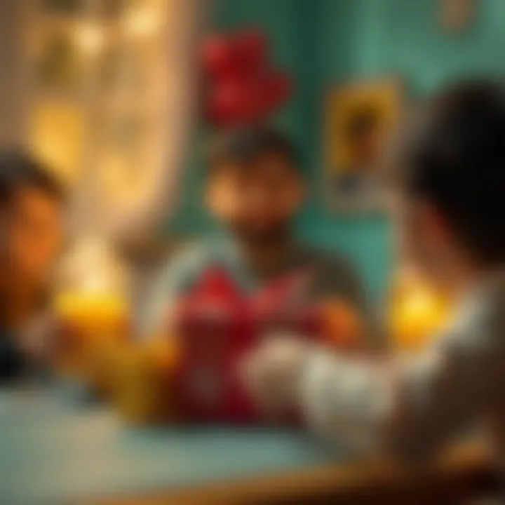 Celebration of friendship with a unique present