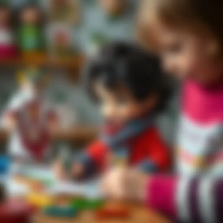 A child joyfully coloring Kral Şakir with bright colors, showcasing creativity and imagination.