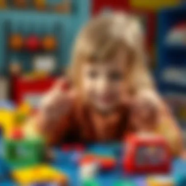 A child exploring educational games that enhance development