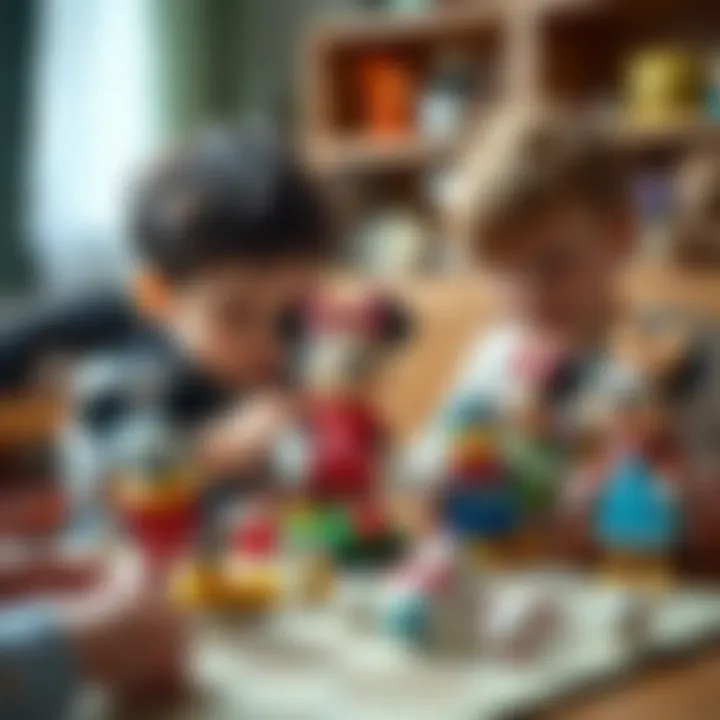 Children engaging with Disney toys