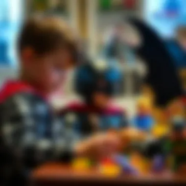 Children engaged in creative activities