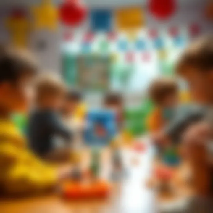 Children engaging in interactive play