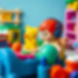 Colorful educational toys for children