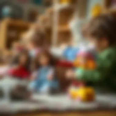 Children engaged in imaginative play with Cindy Bebek dolls