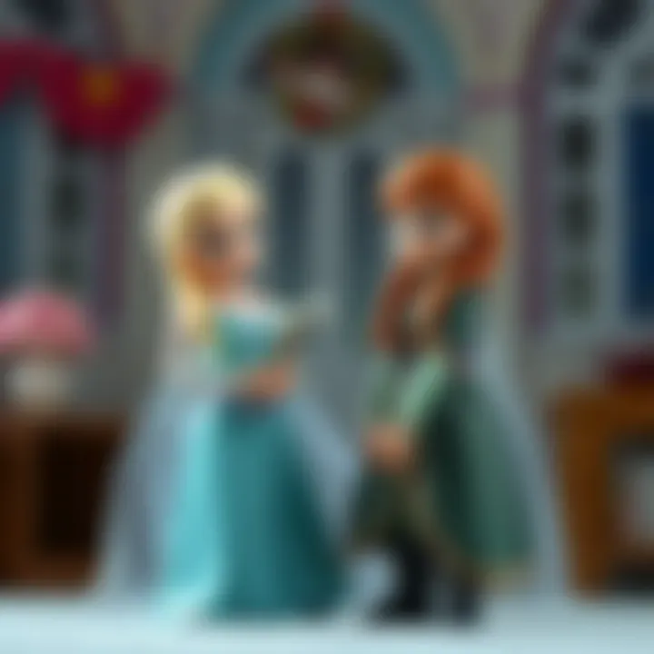 Emotional development through play with Anna and Elsa characters