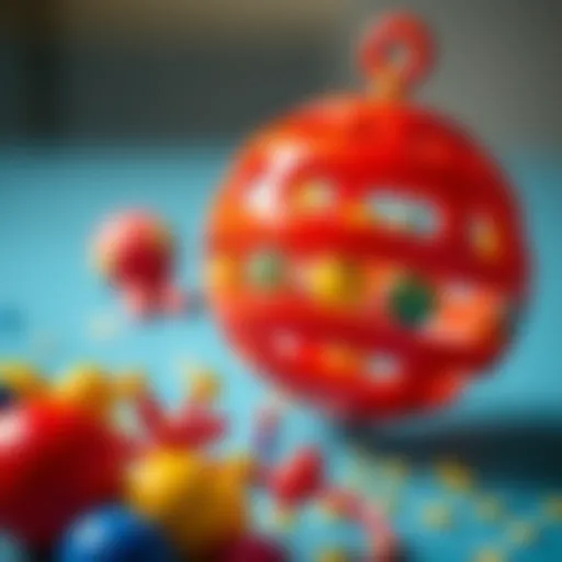 Colorful rattle ball for children