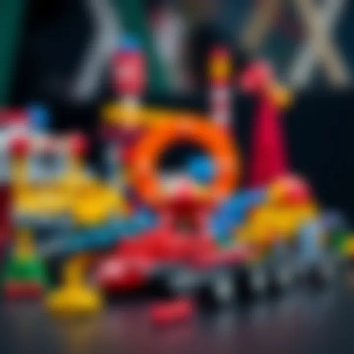 Comparison of different brands of magnetic toys