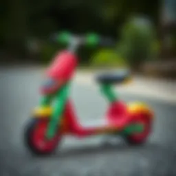 Vibrant design of Cool Wheels Nova Scooter