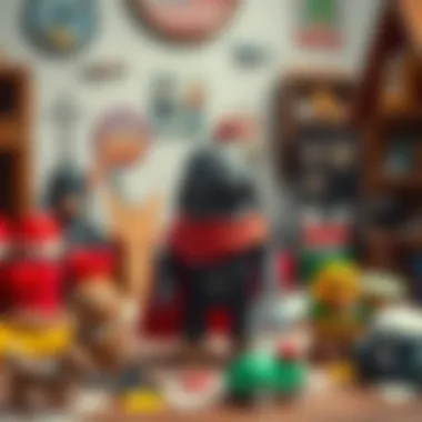 Creative art supplies for imaginative activities