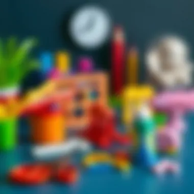 Creative arts and crafts set for kids