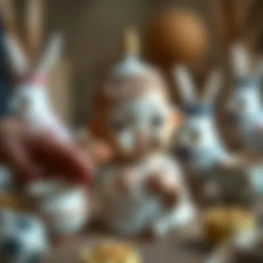 Creative ceramic art piece crafted by a child