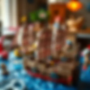 A creative layout of various age-appropriate pirate game designs for developmental stages