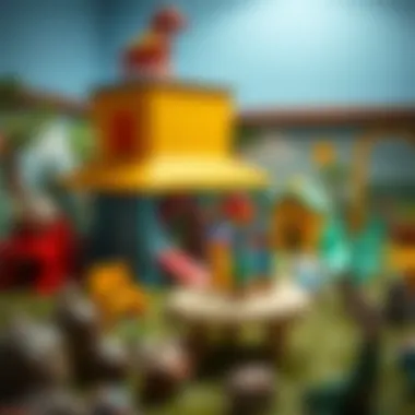 Creative play environments fostering growth