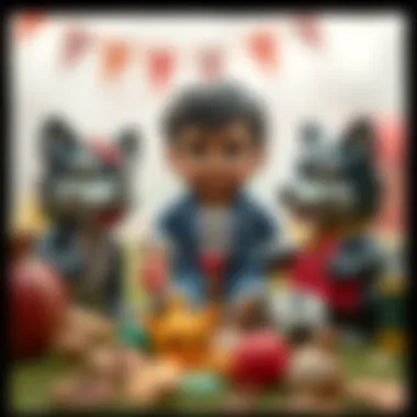 Delightful moments with Sarman and friends in play