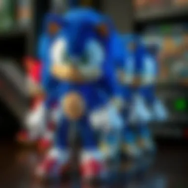 Detailed View of Sonic.exe Plush Toys Detailed view of Sonic.exe plush toys