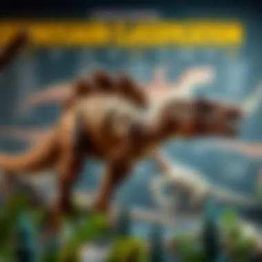 An educational chart showcasing the classification of dinosaurs