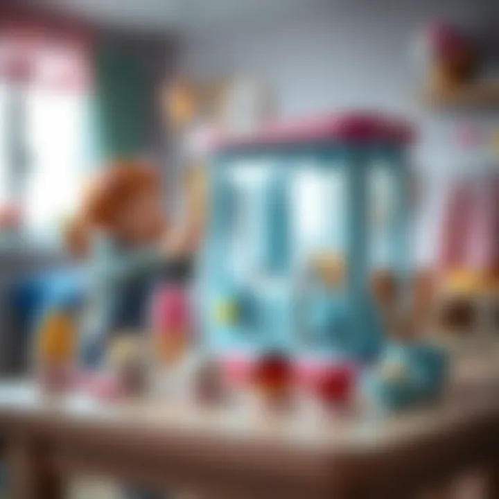 Interactive ice cream set fostering creativity among kids