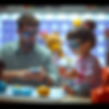 Parent using e-bebek application on a smartphone