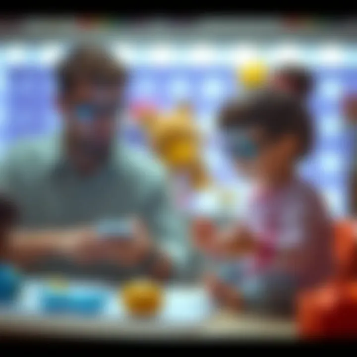 Parent using e-bebek application on a smartphone