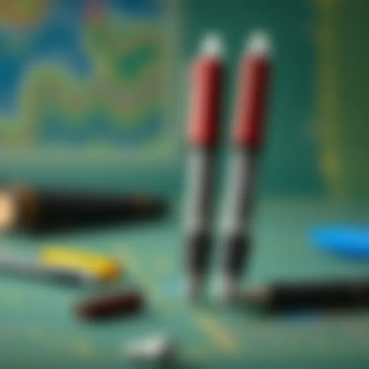 Educational benefits of galaxy pens illustrated with creative designs