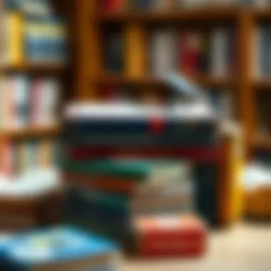 A selection of educational and entertaining books for teens