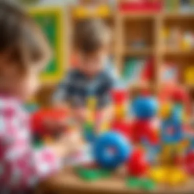 Magnetic toys in an educational setting