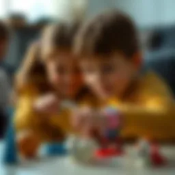 Children playing with Elsa themed watches
