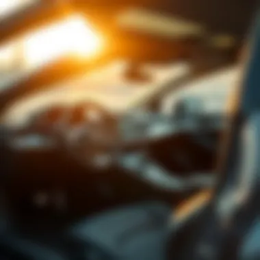 Interior view showcasing innovative design of a small car