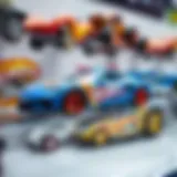 A rare Hot Wheels car displayed in a collector's case