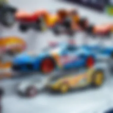 A rare Hot Wheels car displayed in a collector's case