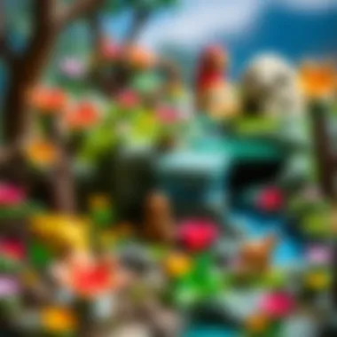 A vibrant scene depicting the magical world of Enkanto 2 with colorful flora and fauna.